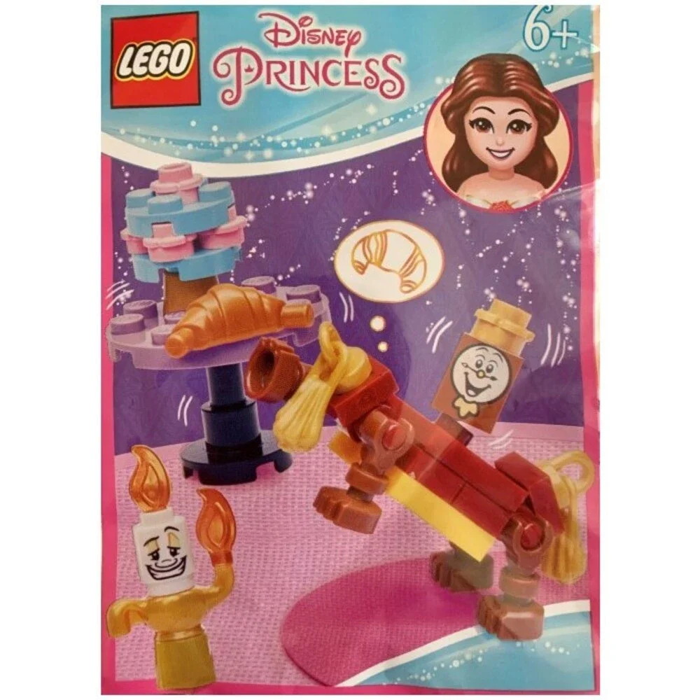 LEGO Disney Princess Lumiere, Cogsworth and Sultan Foil Bag 302105 (SEALED)